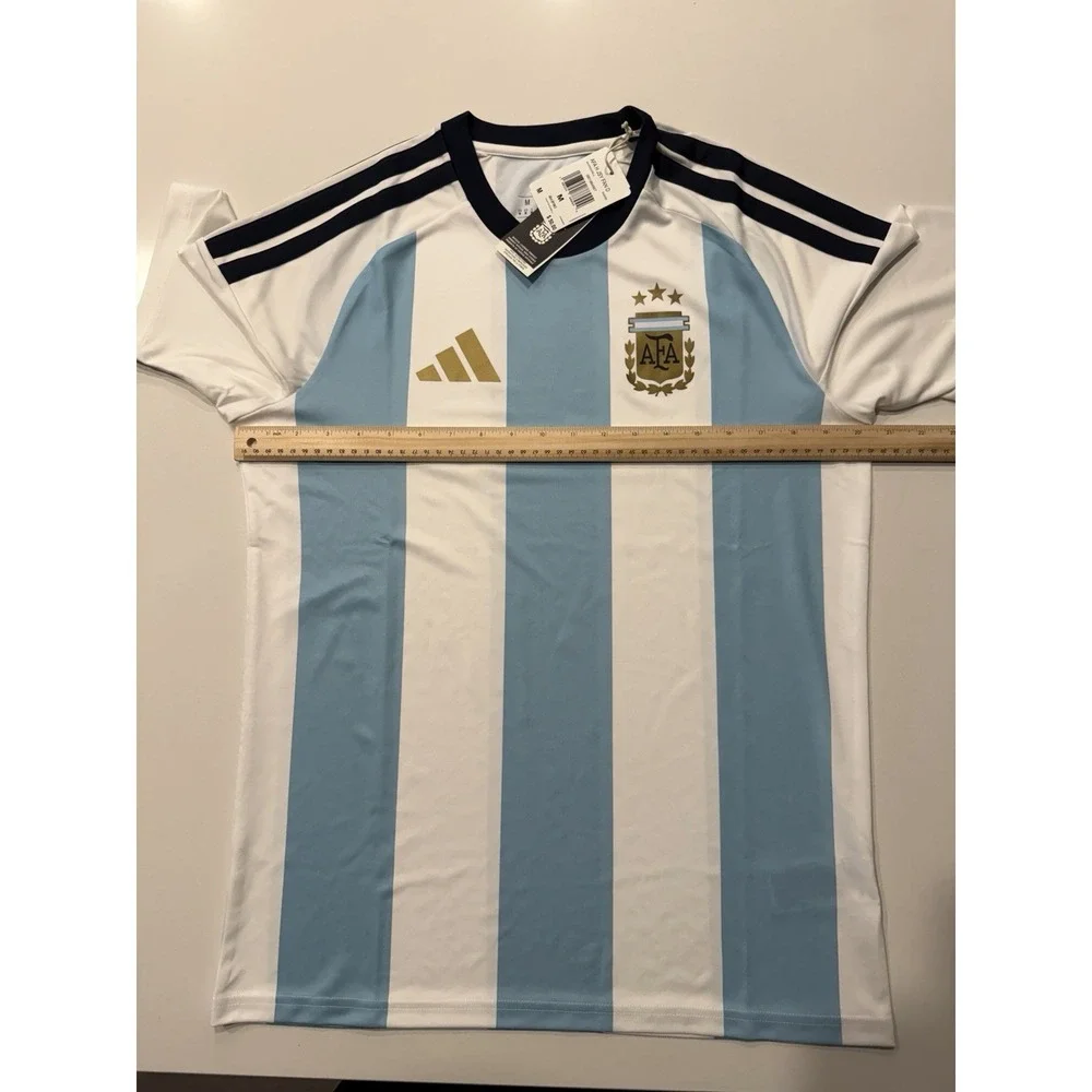 Adidas Argentina 2026 Fan Jersey KA8069 White Ice Blue Mens Medium NWT